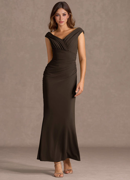 Aisling Chocolate Maxi Dress