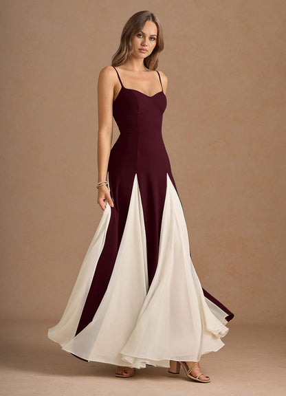 Jessenia Wine Maxi Dress  Dress