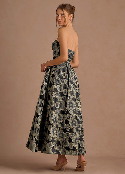 Florentine Black Maxi Dress  Dress