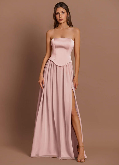 Cadence Powder Pink Maxi Dress