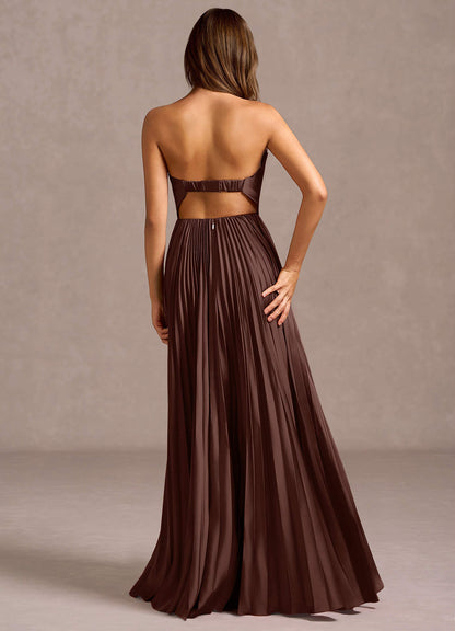 Kaia Mocha Coco Maxi Dress  Dress