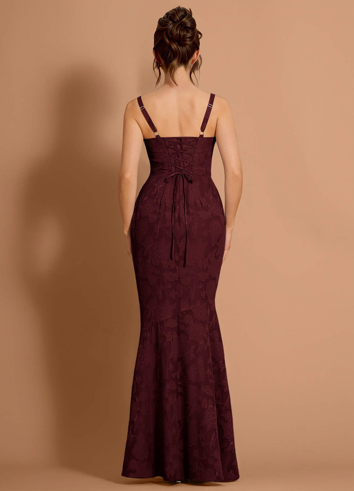 Aubrey Wine Maxi Dress