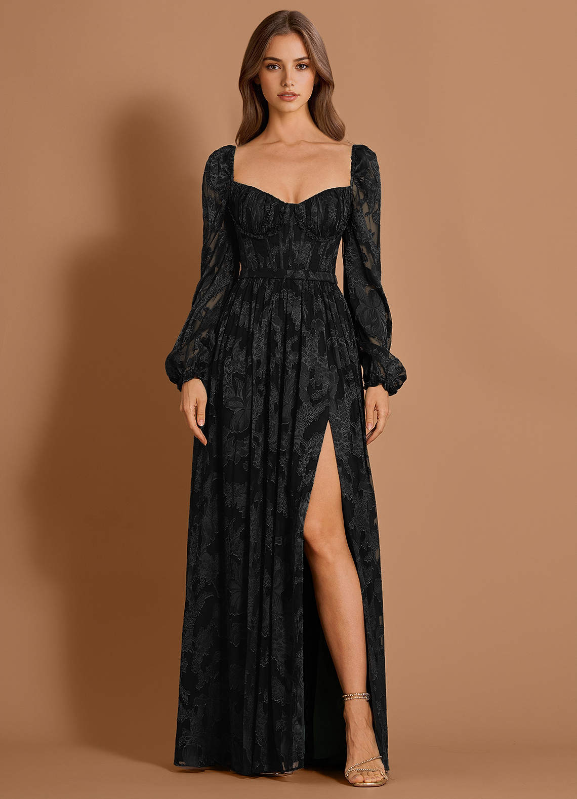 Aniyah Black Maxi Dress