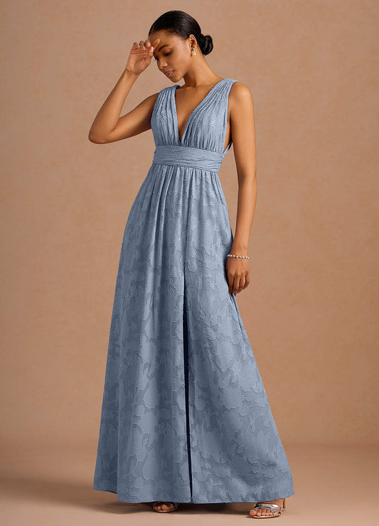 Lilienne Powder Blue Maxi Dress