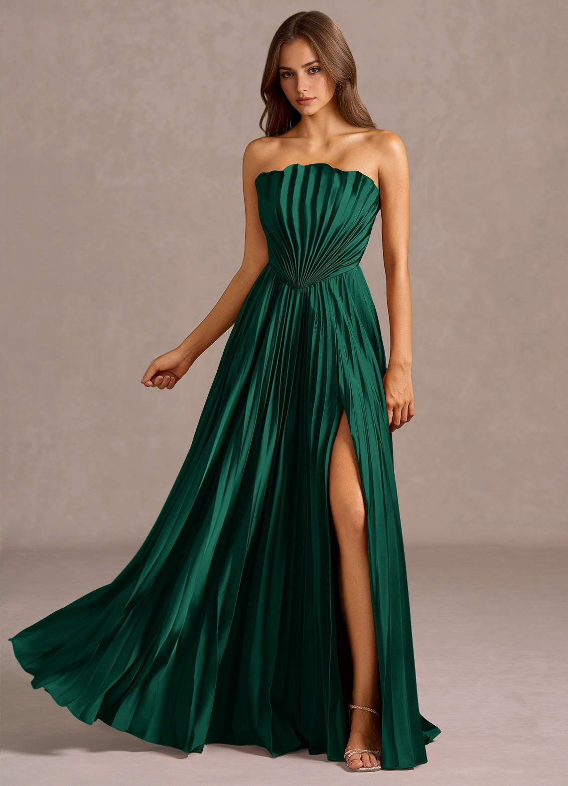 Yaretzi Hunter Green Maxi Dress  Dress