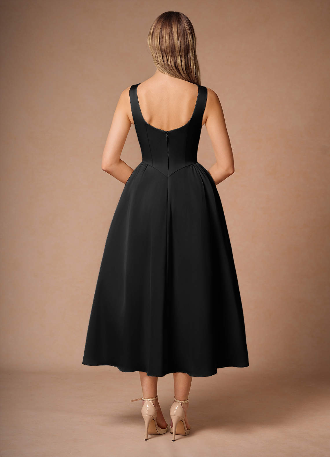 Casey Black Midi Dress