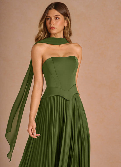 Rylan Olive Maxi Dress