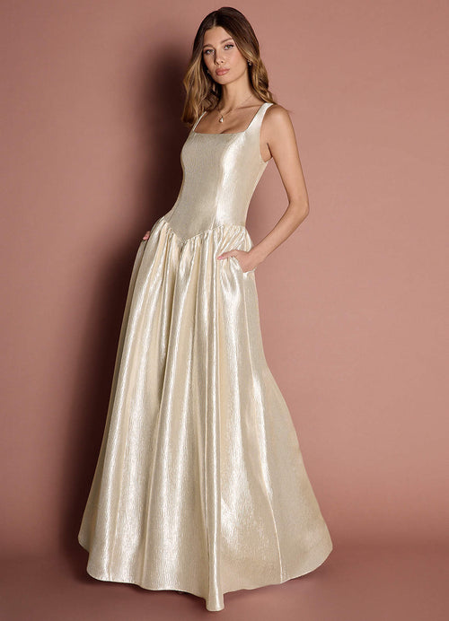 Kelly Cream Maxi Dress  Dress