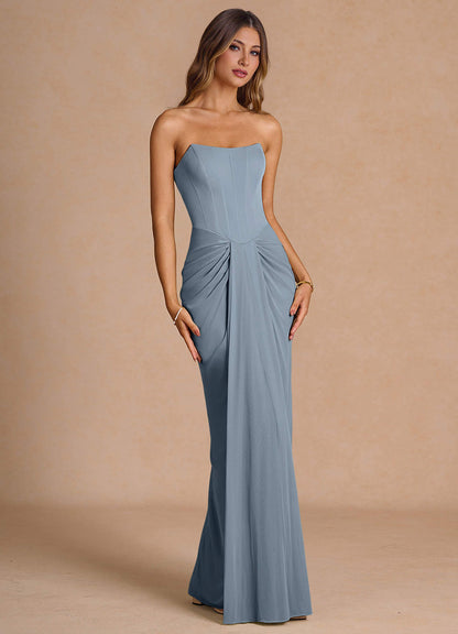 Anais Powder Blue Maxi Dress  Dress