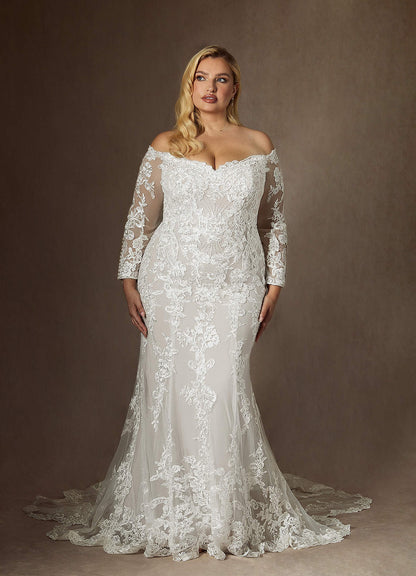 Diamond White Mermaid Sequins Tulle Dress