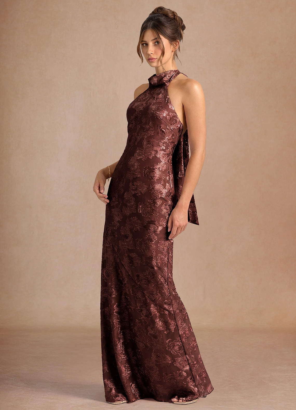 Dillon Mocha Coco Maxi Dress