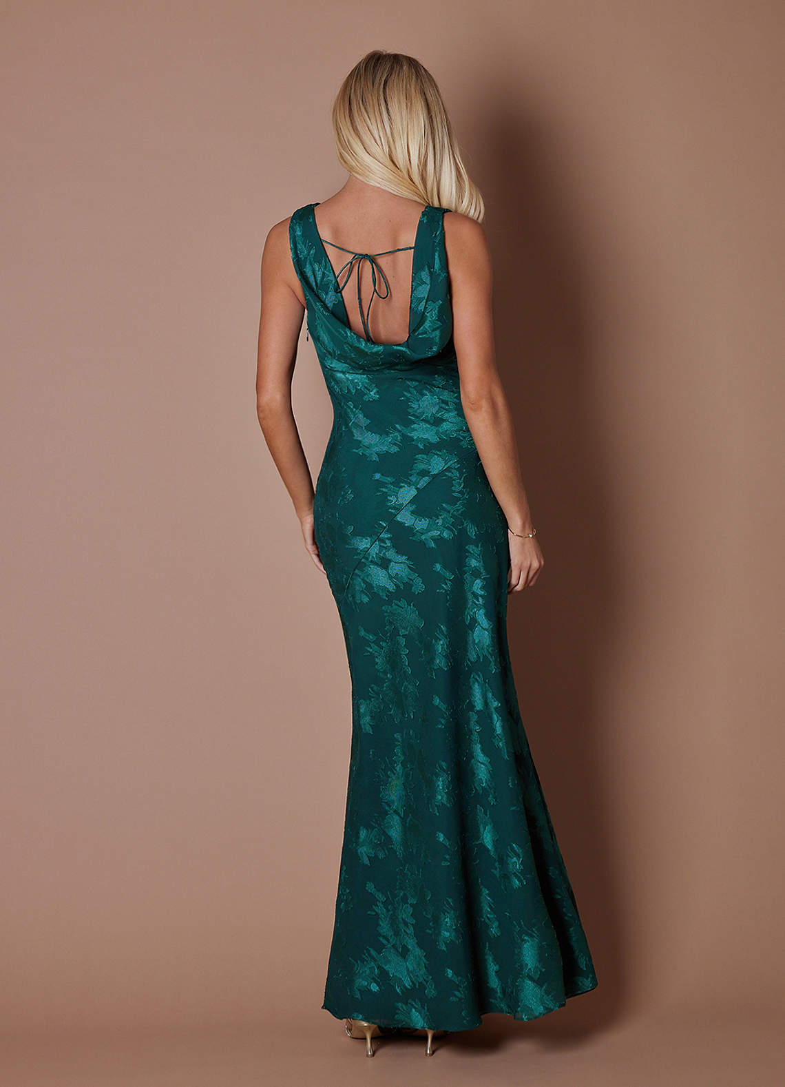 Juliet Dark Emerald Maxi Dress