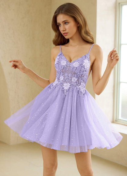 Shimira Purple Mini Dress  Dress