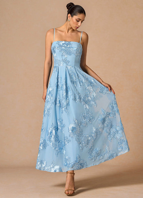 Evangeline Sky Blue Maxi Dress