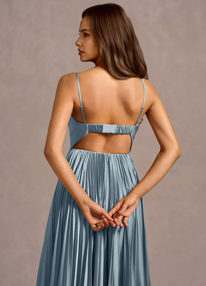 Kaia Powder Blue Maxi Dress  Dress