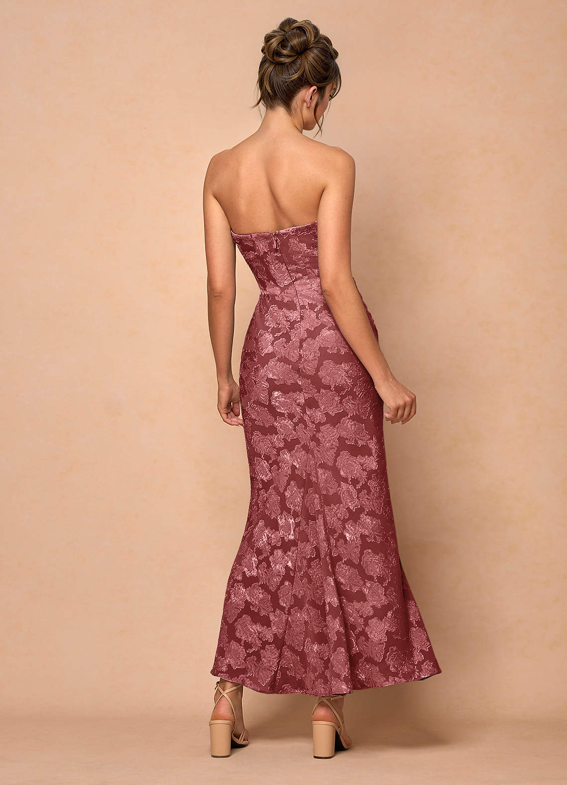 Ezrena Vintage Rose Maxi Dress