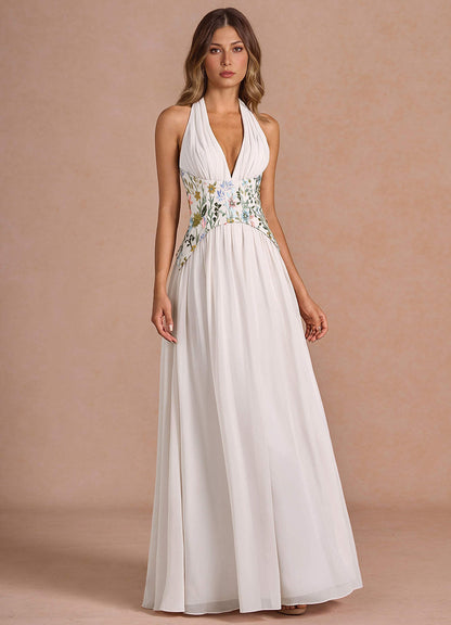 Ellis White Maxi Dress