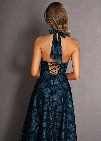 Isabeau Navy Midi Dress  Dress