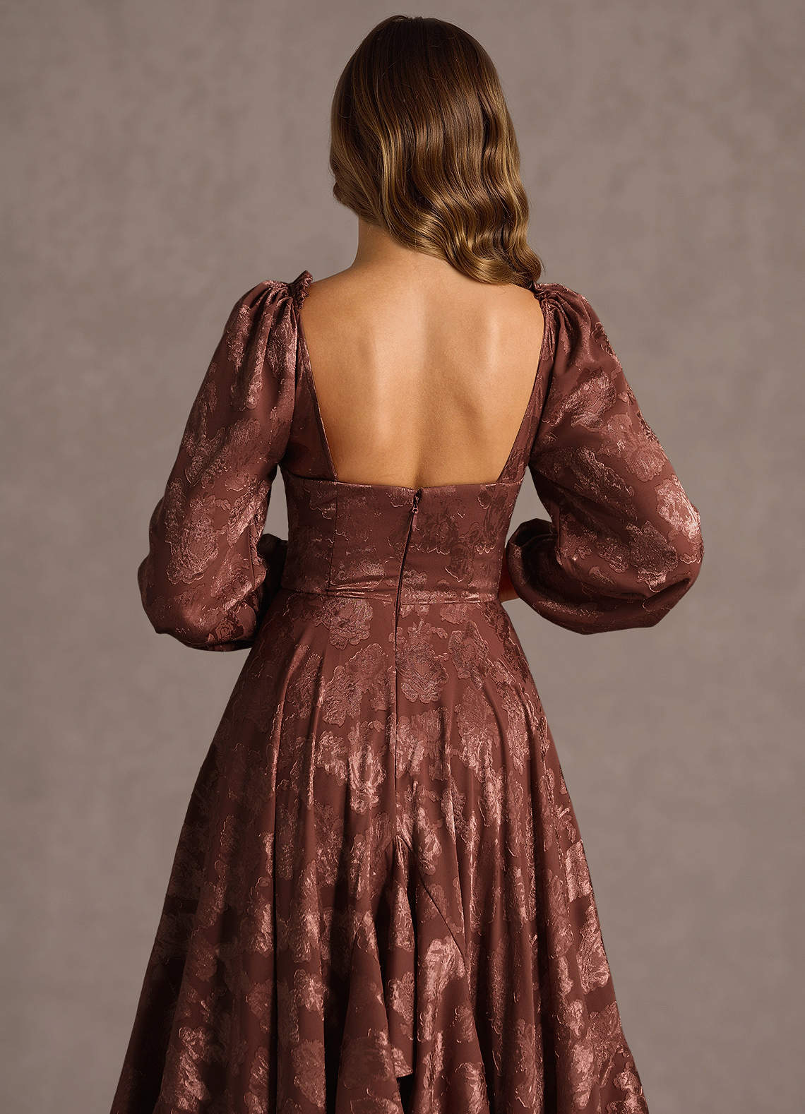 Milena Mocha Coco Maxi Dress  Dress