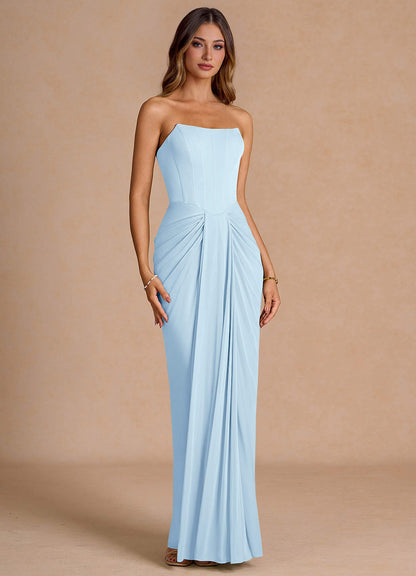 Anais Sky Blue Maxi Dress  Dress