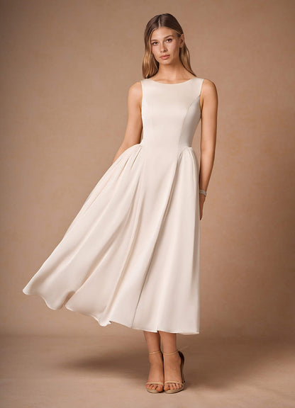 Casey Cream Midi Dress  Dress