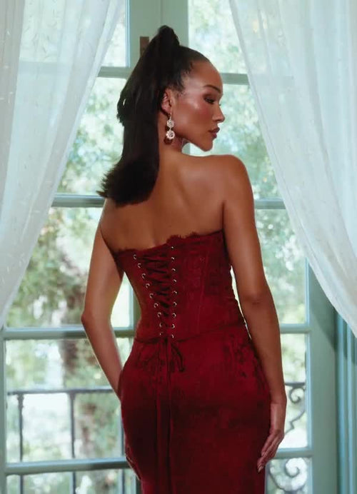 Koryn Dark Raspberry Two Piece Dress  Dress
