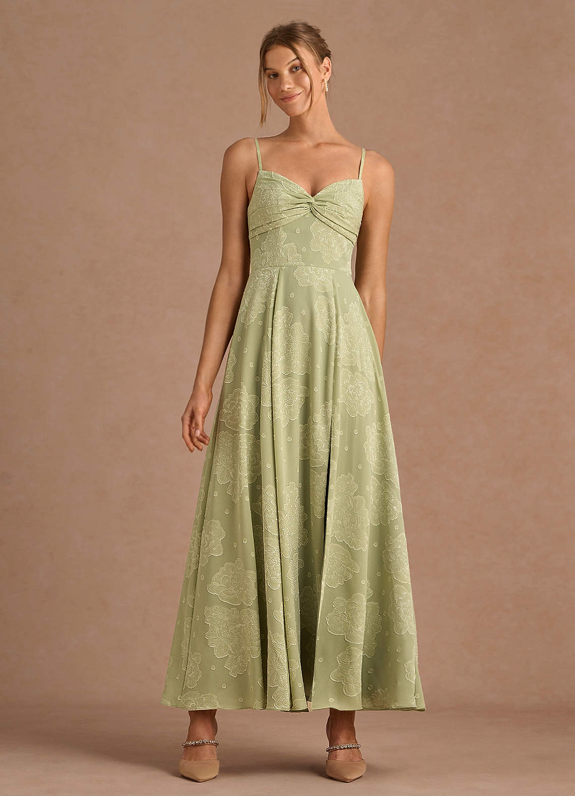 Evienne Celadon Maxi Dress