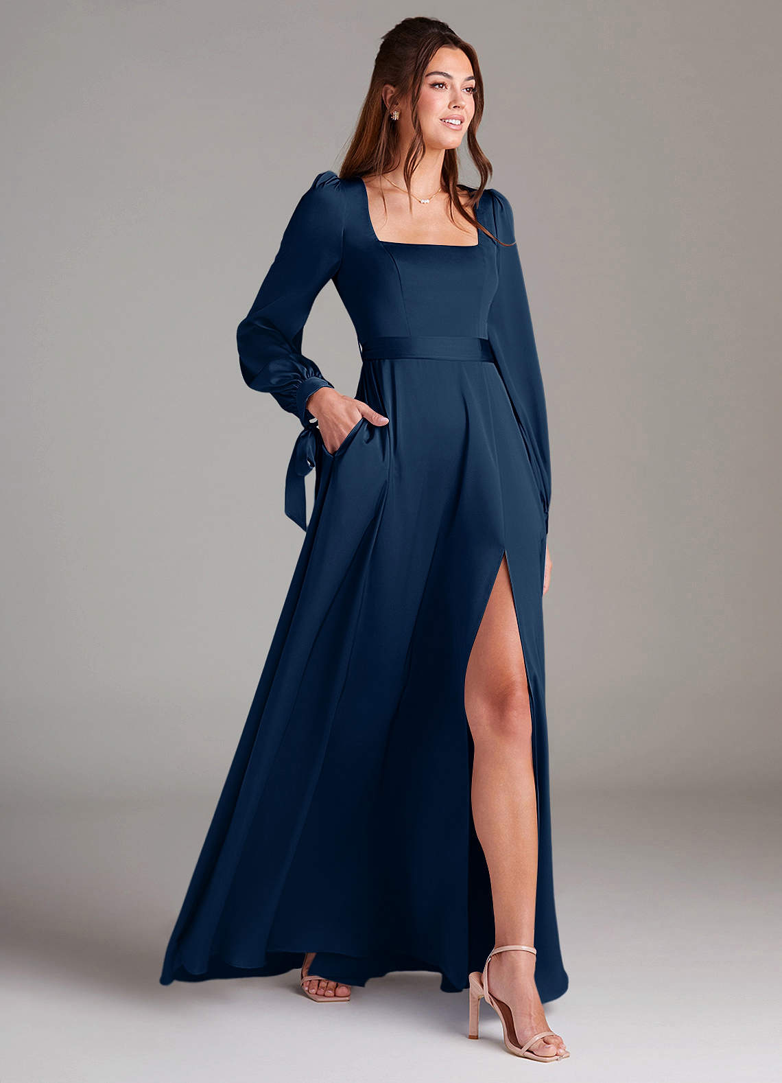 Leonia Navy Maxi Dress