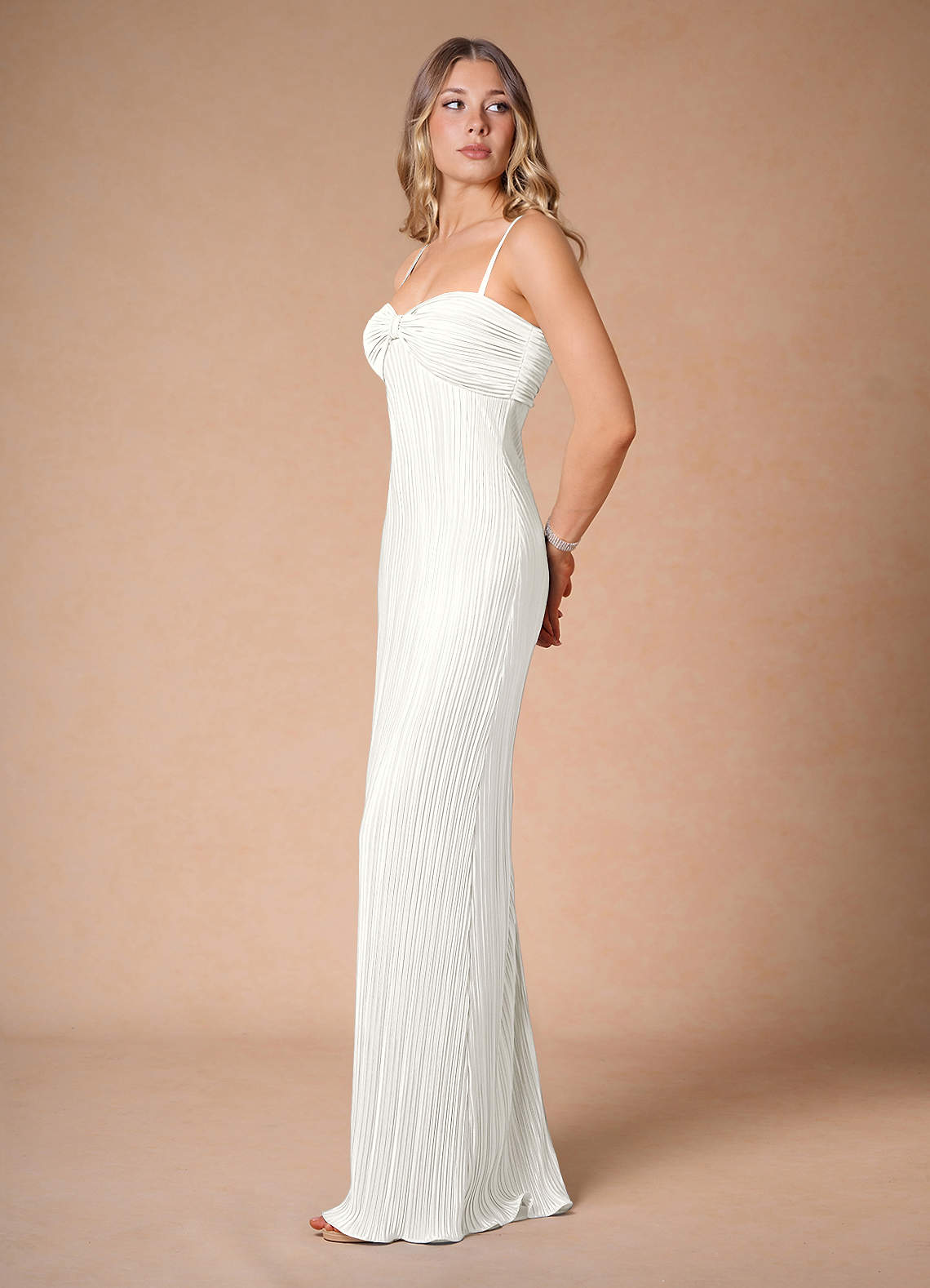 Nephele White Maxi Dress  Dress