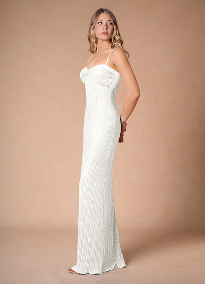 Nephele White Maxi Dress  Dress