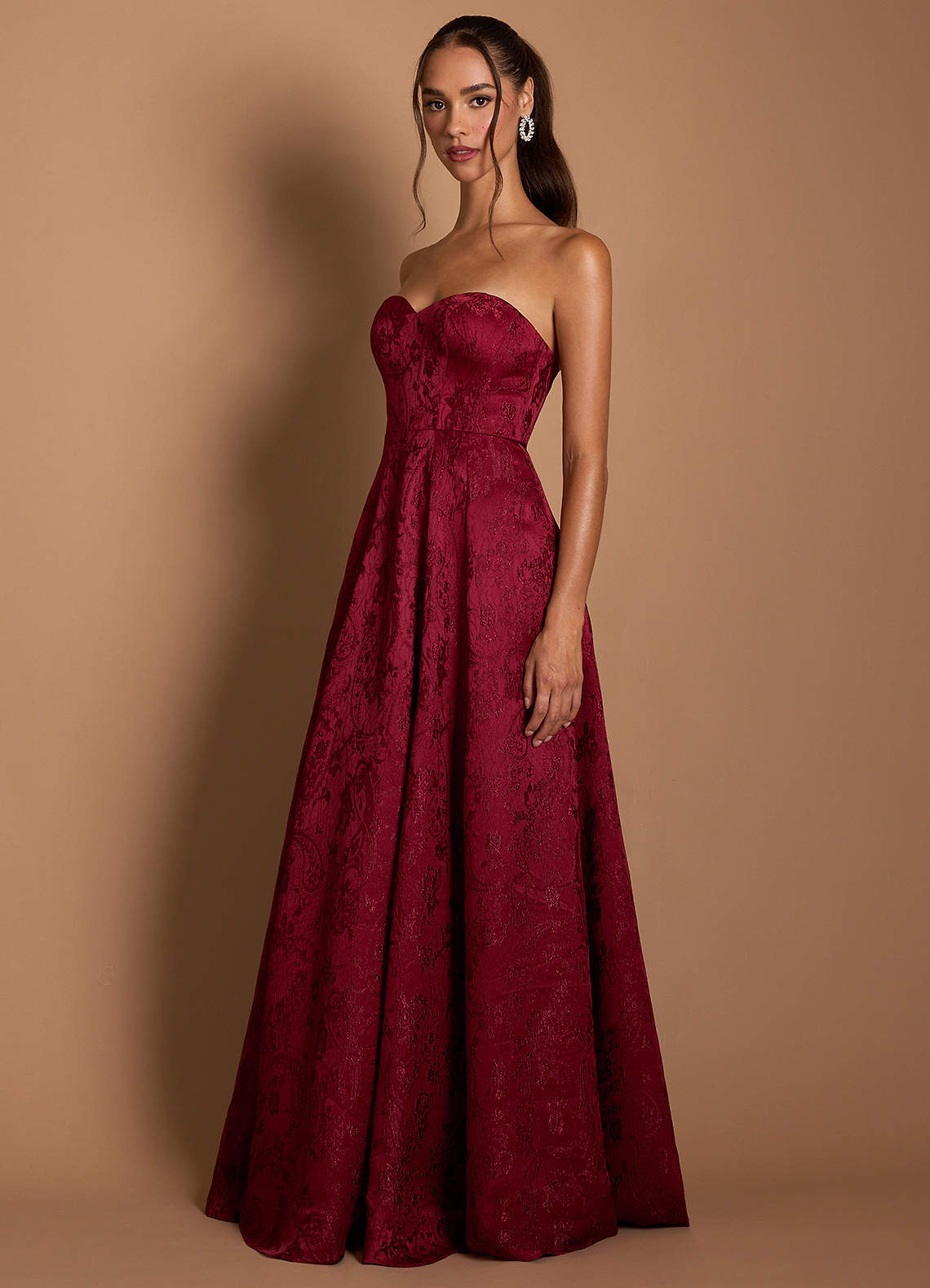 Lue Dark Raspberry Maxi Dress  Dress