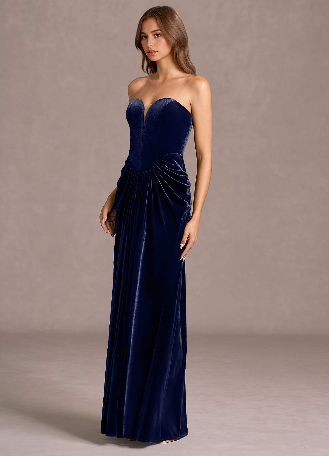 Sylvie Navy Maxi Gown  Dress