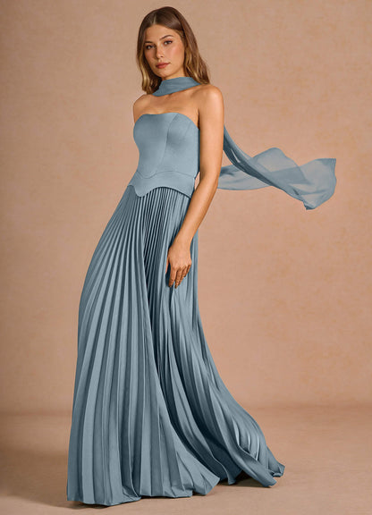 Rylan Powder Blue Maxi Dress