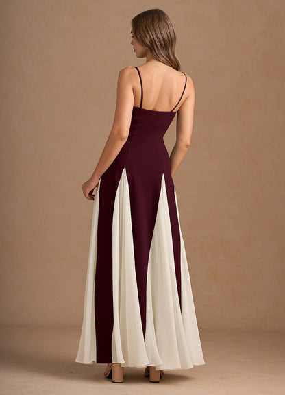 Jessenia Wine Maxi Dress  Dress