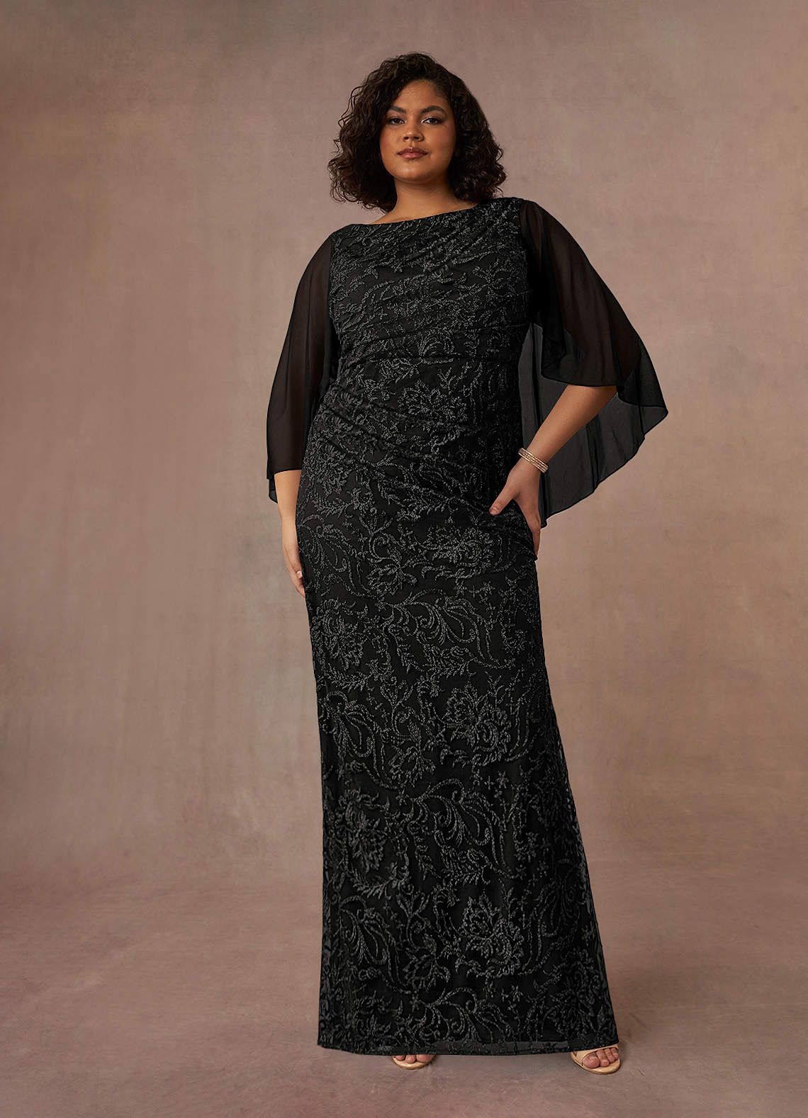 Black Sheath Lace Dress