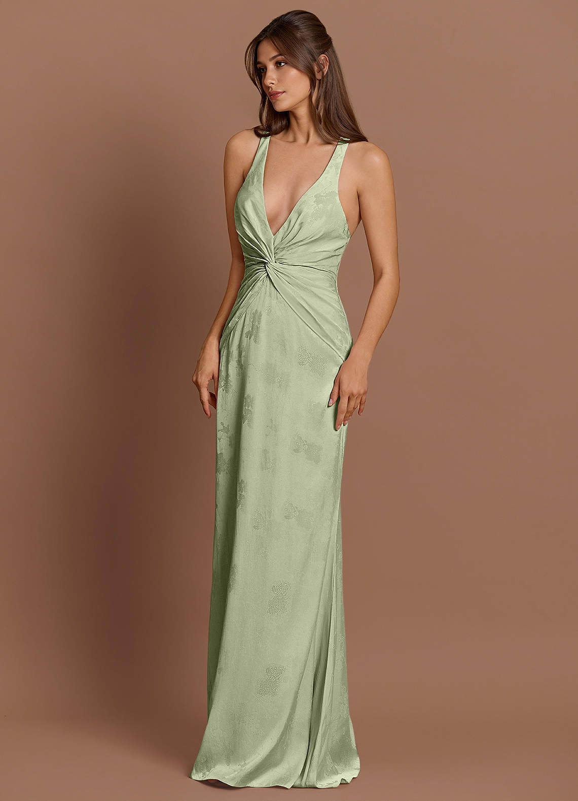Ilaria Light Green Maxi Dress  Dress