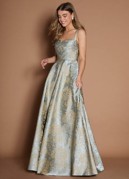 Lilla Vintage Blue Maxi Dress