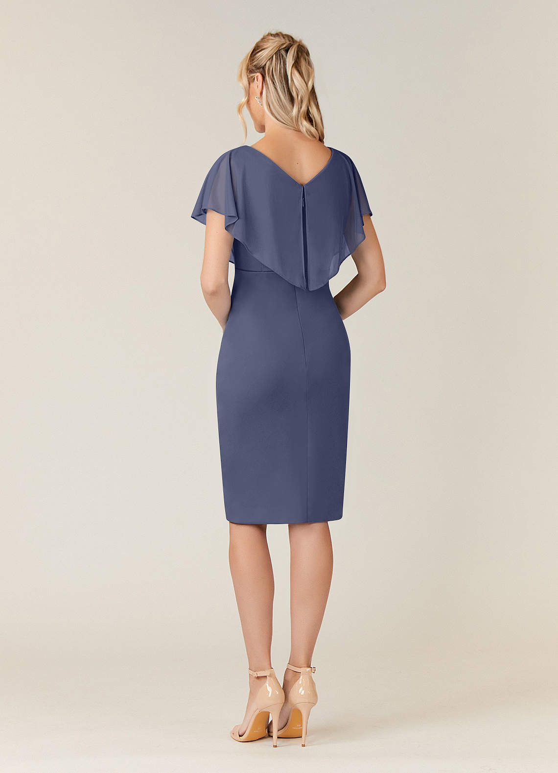 Stormy Sheath Pleated Mesh Dress