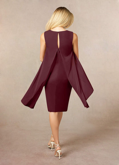 Cabernet A-Line Sequins Mesh Dress