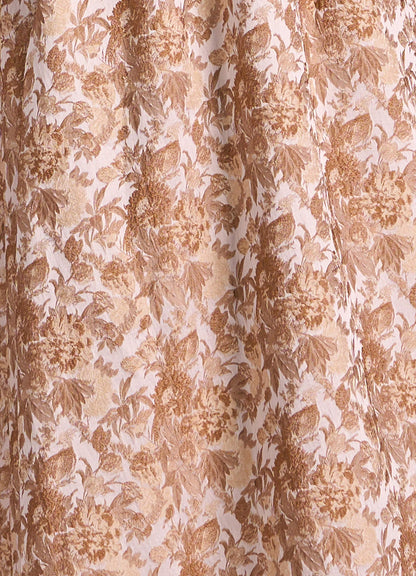 Soline Brown Multi Maxi Dress  Dress