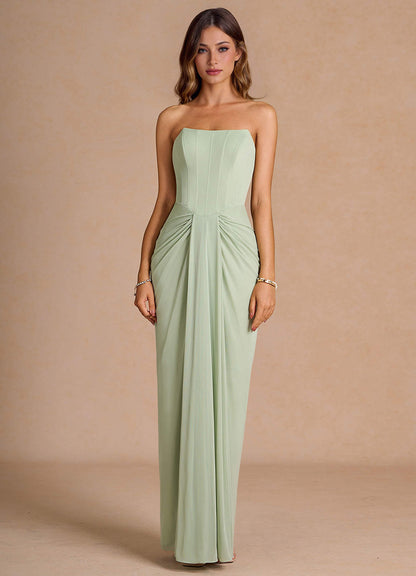 Anais Light Green Maxi Dress  Dress
