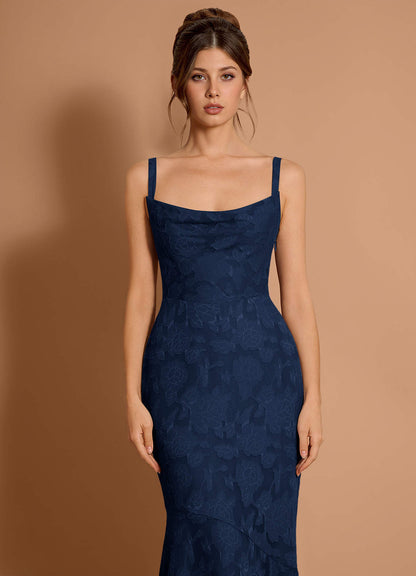 Aubrey Navy Maxi Dress