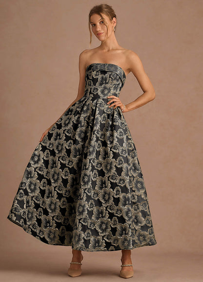 Florentine Black Maxi Dress  Dress