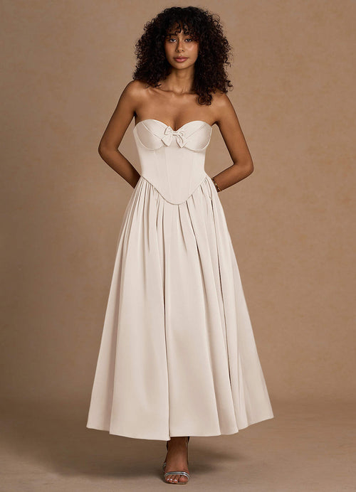 Eloise Cream Maxi Dress  Dress