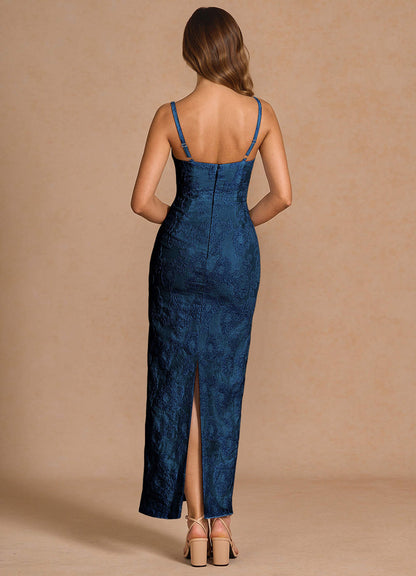 Odette Dark Navy Maxi Dress  Dress