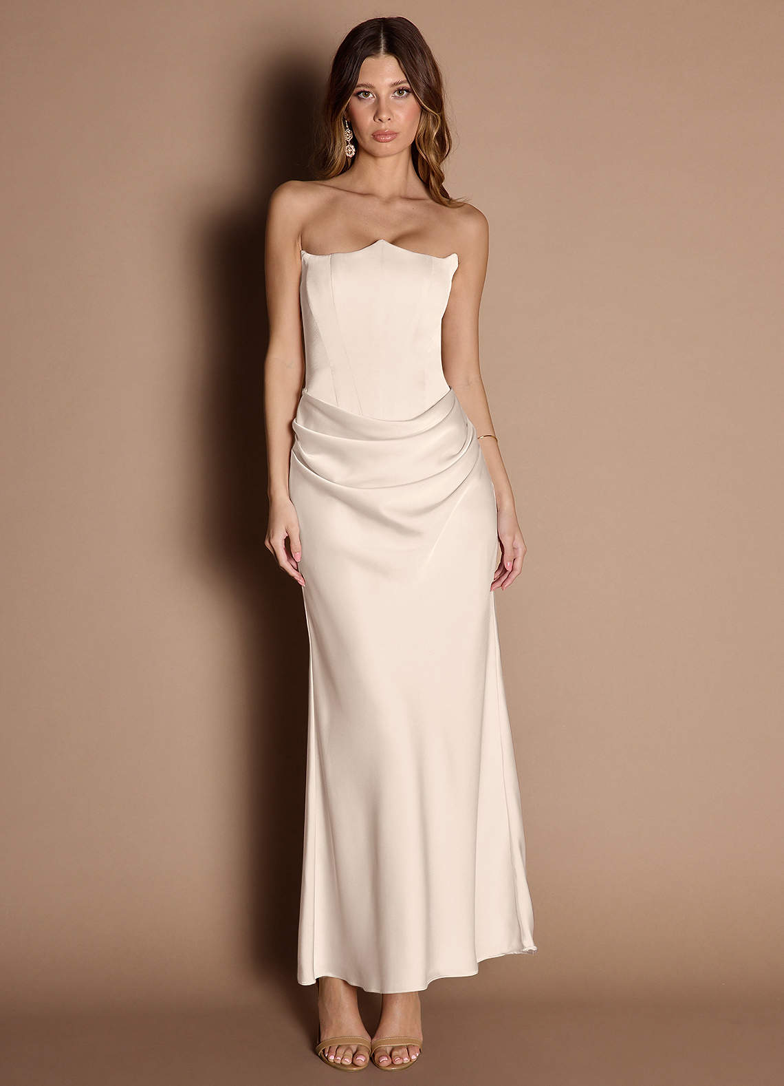 Debby Cream Maxi Dress  Dress