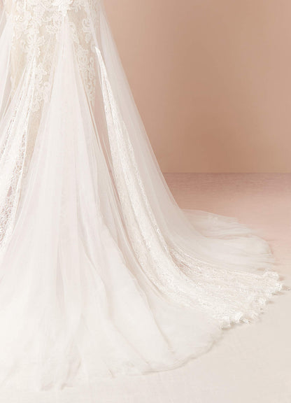Diamond White Champagne Sheath Sequins Tulle Dress