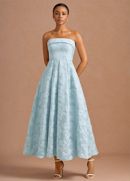 Clementine Pale Blue Maxi Dress