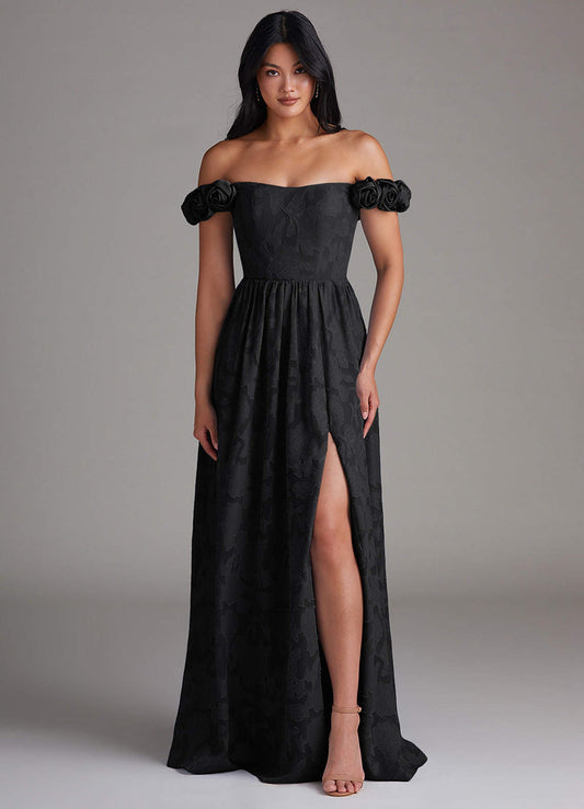 Autumn Black Maxi Dress