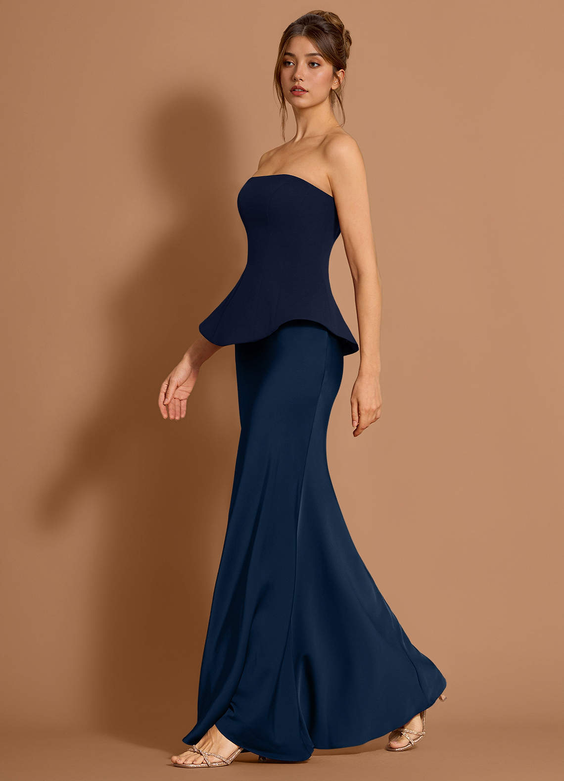 Zeraya Navy Maxi Dress